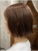 ボブ　外ハネスタイリング