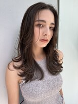 ラグゼ(Luxe)&nbsp;かきあげ前髪レイヤー【Luxe鹿田優太】似合わせカット