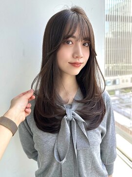 バイオレットジェム(Violet`jem) ロングレイヤー内巻きレイヤーアッシュブラウンRI-49