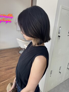 アッセンブル(ASSEMBLE) 《ASSEMBLEデザインカラー》大人ボブ・インナーカラー【柏】