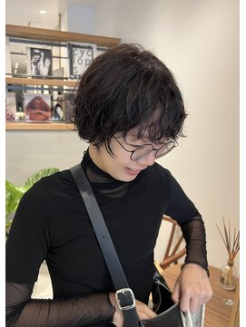 シアン 矢場町店(CYAN.) ショート×くせっ毛風パーマ