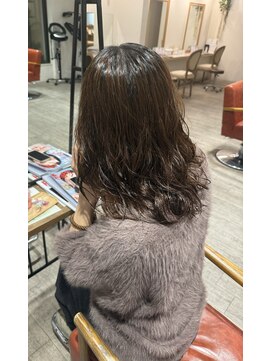 ムクヘア 御幸店(MUKU hair) デジタルパーマでコテ巻き風に!