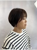 ショートスタイル/ショートボブ/顔まわりカット