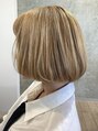 フランヘア 新宮店(Flan hair)&nbsp;1度はチャレンジしてみたいハイトーンカラーボブ可愛いです♪