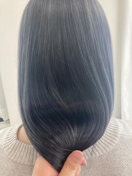 ブルー 盛岡店(BLUE) 黒髪/ボブルフ/ネビージュ/韓国/ワンレン/盛岡/髪質改善/前髪