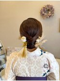 タイトシニヨンアレンジ