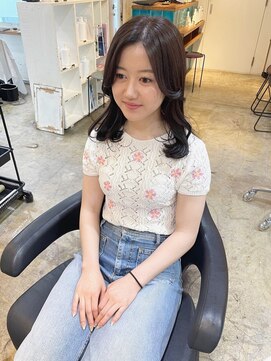 グリーン 渋谷(green) 【MIO】グレージュ×大人ガーリー