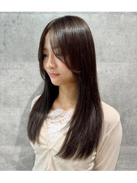 バランス 原宿 表参道(balance) 【髪質改善】オリーブグレージュ×レイヤーカット