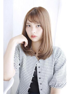 ナル 白山神社参道通り店(nalu) シースルーバングのAラインストレート