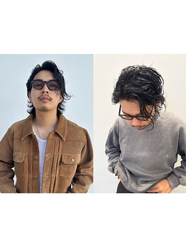 メンズパーマもお任せ◎人気のツイスパやニュアンスパーマでイメチェンも!朝のセットが楽＆時短になります!