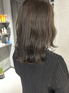 ナチュラル 日吉店(Natural) ミディアムレイヤー×ブルージュカラー