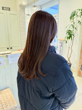 【obje't ciel】透明感ショコラブラウン【佐藤早希】