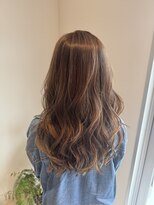 リノア 鵠沼海岸(LINOA)&nbsp;大人ガーリー　ダークアッシュ　ミディアムレイヤーカット