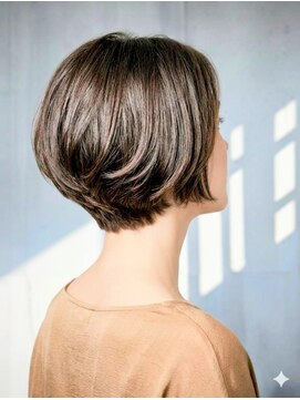 シーシードゥー(C'C DEUX) 丸みショート//大人ショート//脱白髪染め飯田橋牛込柳町曙橋