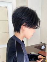 レンジシ オモテサンドウ(RENJISHI omotesando)&nbsp;ブルーブラックショート/黒髪ショート/ハンサムショート