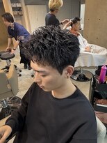 ブルニール 中崎町(BLEUNIR) スパイキーパーマ