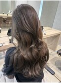 韓国ヘア髪質改善ブリーチなしダブルカラーグレージュ