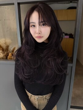 エトワ 中央店(etoi) 大分韓国かき上げレイヤーカット大人レイヤー顔まわりレイヤー