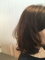 シエア ヘアーアンドマッサージ(shiea hair&massage)&nbsp;白髪染めのカラーでも、これくらいの明るさにはなります。