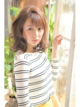 クート 東川口(ku-to) 柔らかな質感が好感度大のゆるふわミディスタイル