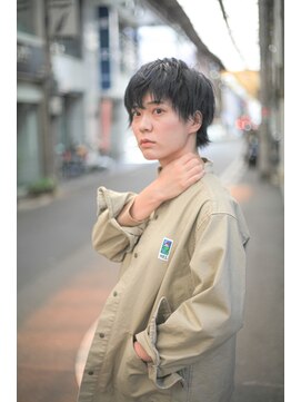 コーン ヘアデザイン(cone hair design) ネイビーカラーでワンランク上のカジュアルショートC