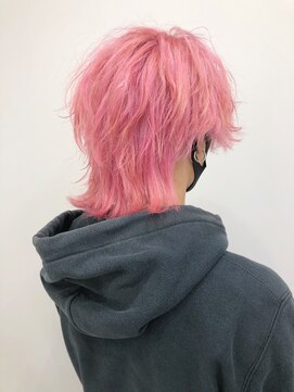 ジゼル(gisele) （稲毛）新カラー剤のpuramingoで作るピンク