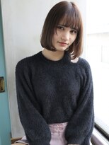 バース(BIRTH)&nbsp;天神【BIRTH】ミルクティーブラウン×ぱっつんボブ2