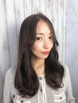 ビューティドレッセヤマノ 池袋パルコ(Beauty Dresse YAMANO) 【カラー】モテ髪ラフウェーブロング◎30代40代50代[斜めバング]