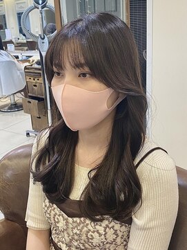 ネオリーブアイム 横浜西口店(Neolive aim) シースルーバング 顔まわりレイヤー 韓国ヘア【横浜】