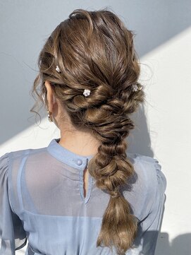 サロンドミルク 溝の口店(salon de MiLK) ヘアセットあみおろし