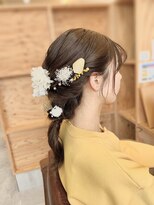 アドラーブル 長岡新保店(adorable)&nbsp;ヘアセット　卒業式アレンジ　成人式アレンジ