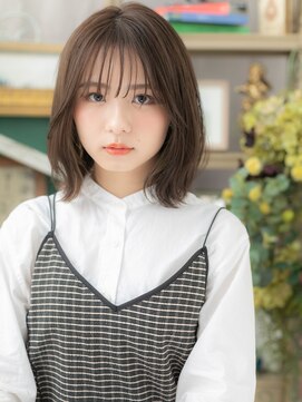 カバーヘア ブリス 川口(COVER HAIR bliss) 大人ハイライトシースルーバングくせ毛風ロブヘアc5川口!