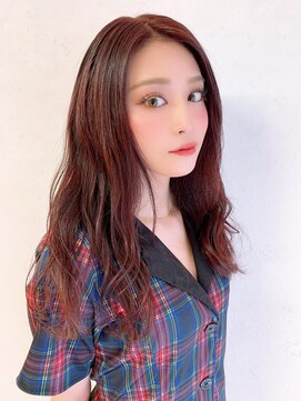 リア(Lia by KENJE) Lia＆汐見悠佑　大人かわいいレッドバイオレットカラー♪