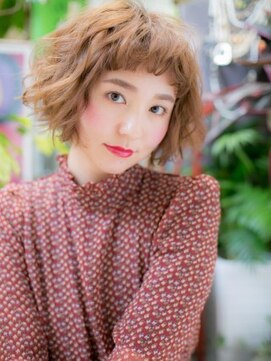 カバーヘア ブリス 志木南口駅前店(COVER HAIR bliss) アシンメトリー★小顔前下がりフレンチボブa志木20代30代40代