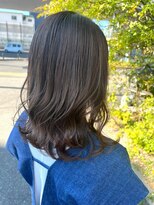 ナカオコアフュール(NAKAO COIFFURE)&nbsp;アッシュブラウン　ミディアムレイヤー
