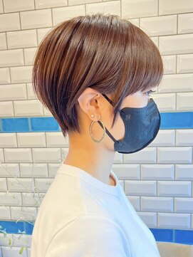 シー バイ ロンド 新宿(Sea by Lond) 丸みショート/ショートボブ/透明感カラー/艶感カラー