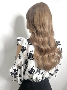 アルマバイロサ(ALMA by ROSA) ブラウンベージュ×シールエクステ/担当rui