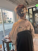 サロンドゥユウ(salon de yu)&nbsp;salon de yu/ 松原 加奈 hair make成人式卒業式ヘアセット