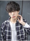 メンズ/マッシュ/ツイストスパイラルパーマ/渋谷駅