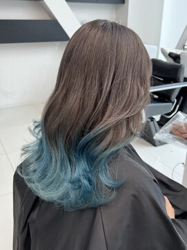 アライブ キチジョウジ(ALIVE Kichijoji) 【ALIVE吉祥寺】グレージュブルーグラデーションカラー