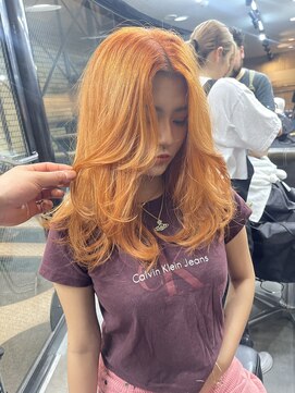 ラフ(LAFF) #バレイヤージュ#グレージュカラー#ボブウルフ#ココアベージュ