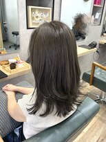 リベストバイジェービー 稲毛(li best. byjb)&nbsp;ピンクベージュ/インナーグレージュ/マチルダボブ/前髪【稲毛】