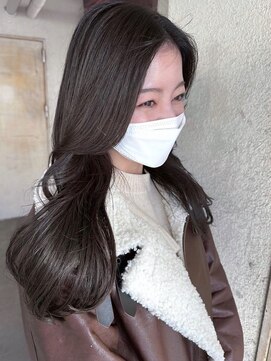 ガーデンヨコハマ(GARDEN YOKOHAMA) 韓国風ロング アッシュブラウン 暗髪 ヨシンモリ 透明感