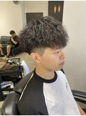 前下がりマッシュ×ツイストスパイラル