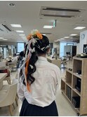 体育祭ヘア