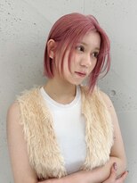 シーク 天神(SEEK)&nbsp;yuri/ハイトーン/ブリーチ/ダブルカラー/ピンク/ペールピンク