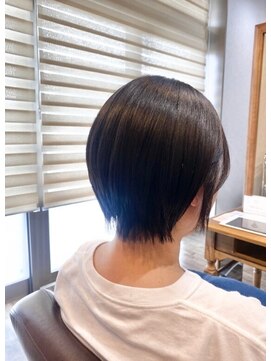 リム(Limb) 【艶髪】縮毛矯正　暗めショコラ　ショートボブ