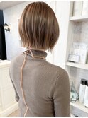 福山市美容師求人スタッフ募集中秋カラーつや透明感ベージュ
