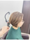 白髪ぼかしハイライト