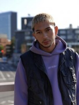 メンズヘアーログ 錦糸町(Men's hair L.O.G) メンズ　ショートアップバング